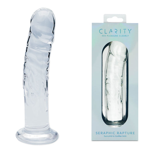 Clarity Seraphic Rapture Glass Dildo 17.8cm