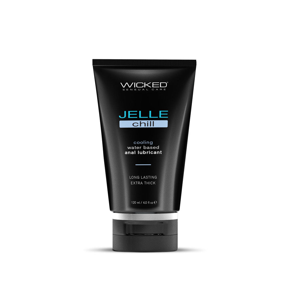 Wicked Jelle Heat or Chill Water Based Anal Lubricant 120mL