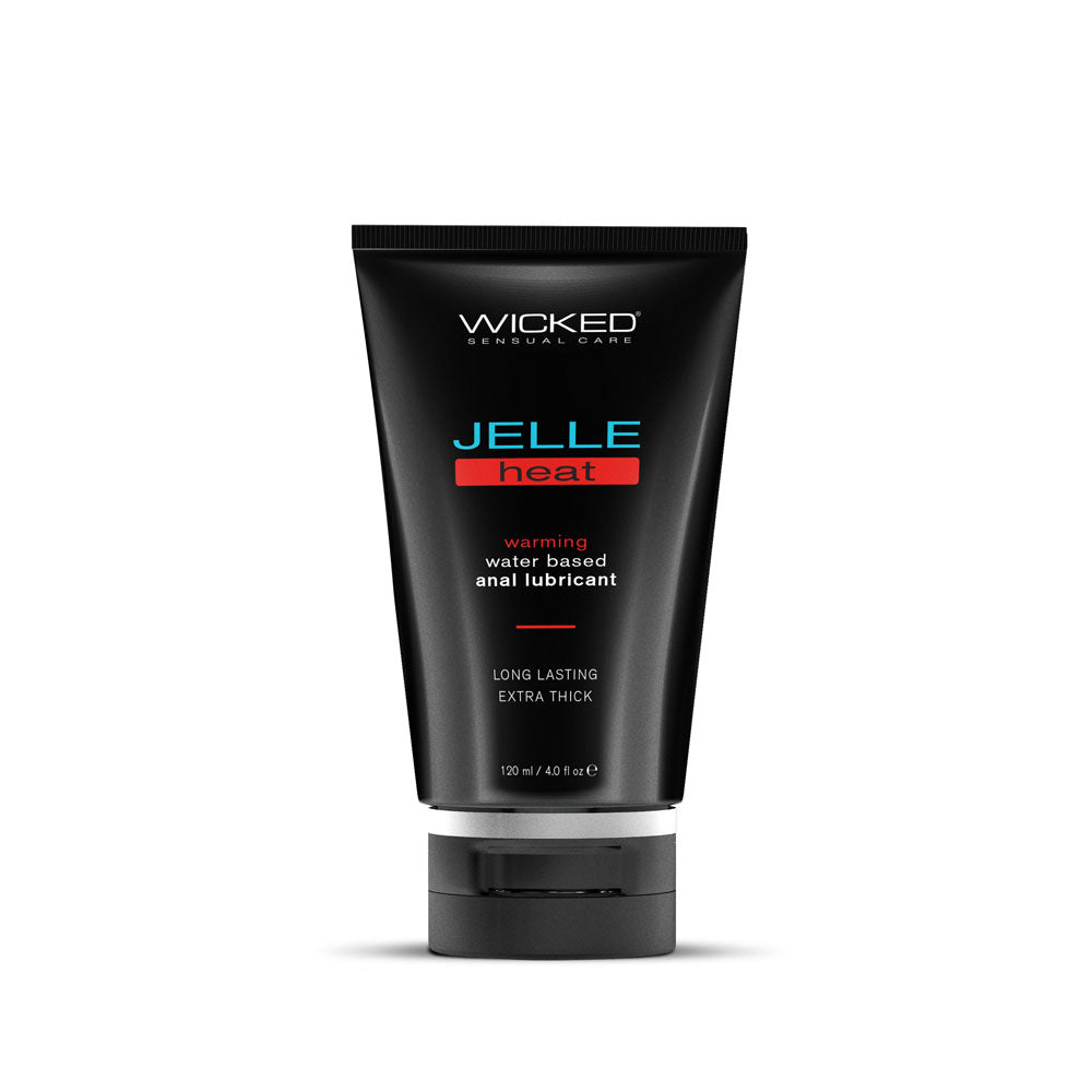 Wicked Jelle Heat or Chill Water Based Anal Lubricant 120mL