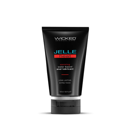 Wicked Jelle Heat or Chill Water Based Anal Lubricant 120mL