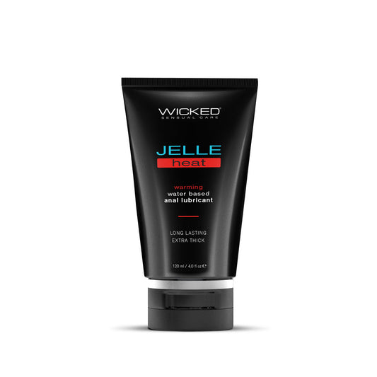 Wicked Jelle Heat or Chill Water Based Anal Lubricant 120mL