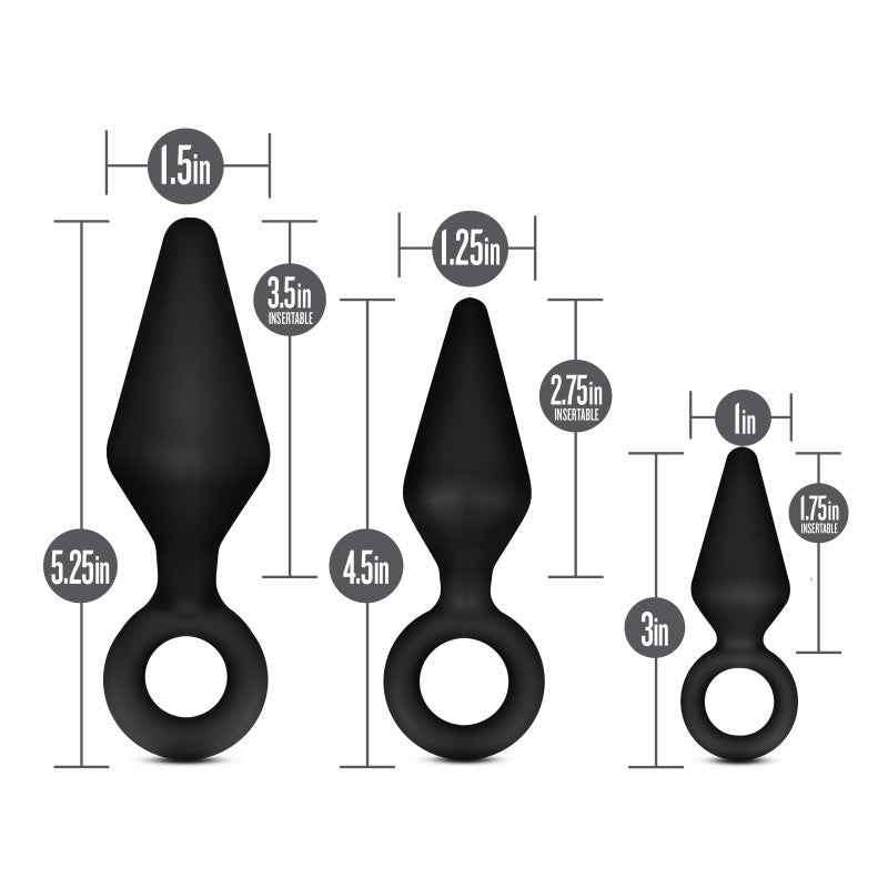 Blush Anal Adventures Platinum Loop Plug Kit