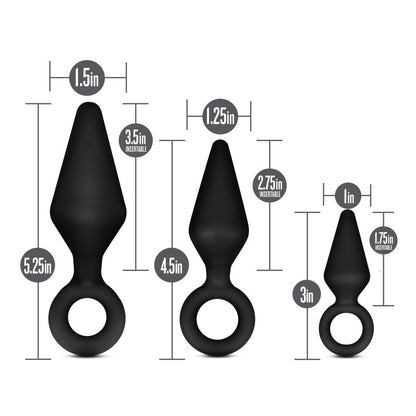Blush Anal Adventures Platinum Loop Plug Kit