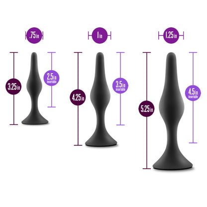 Blush Anal Adventures Beginner Plug Kit