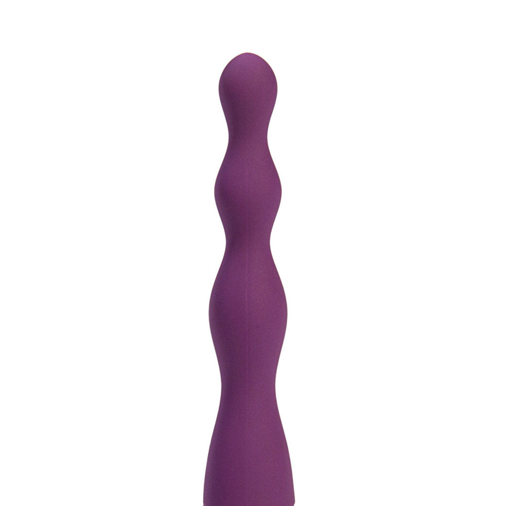 Maia Dani Beaded Vibrator Purple USB Rechargeable 17.8cm
