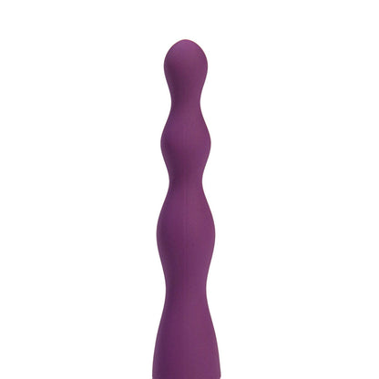 Maia Dani Beaded Vibrator Purple USB Rechargeable 17.8cm