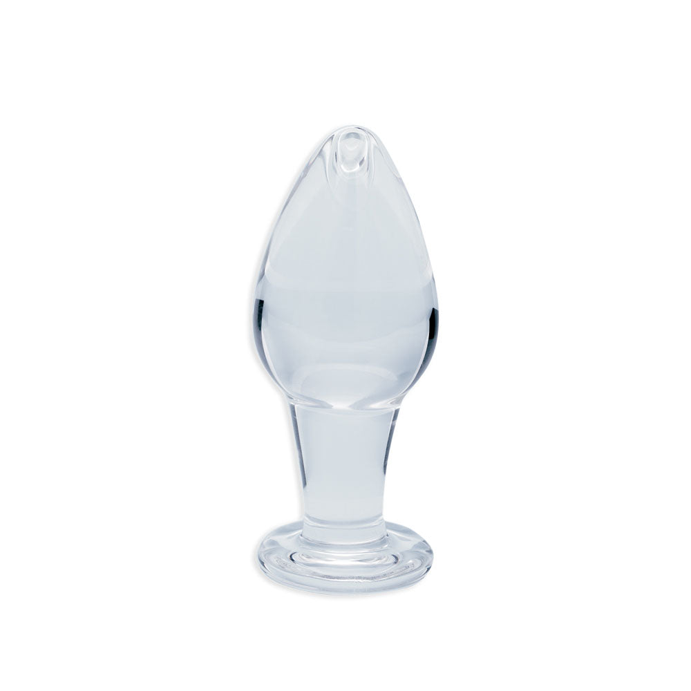 Clarity Utopian Bud Glass Plug 8.9cm