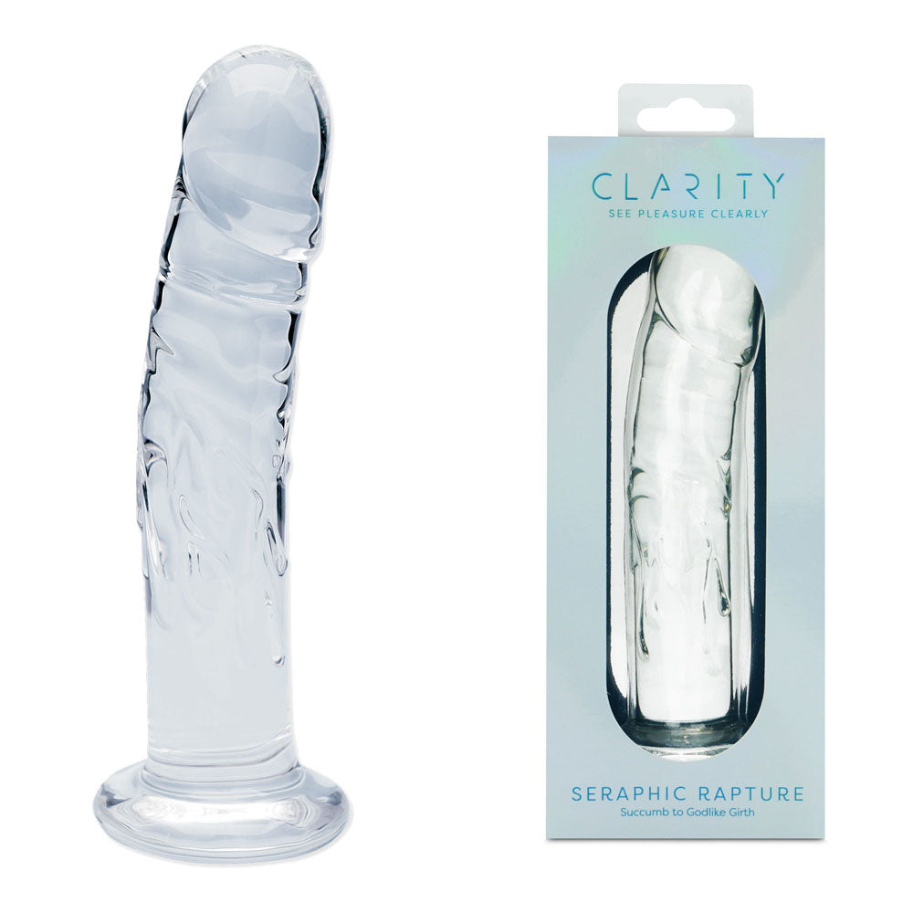 Clarity Seraphic Rapture Glass Dildo 17.8cm