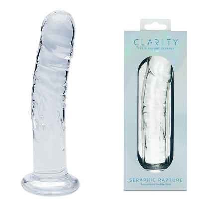 Clarity Seraphic Rapture Glass Dildo 17.8cm