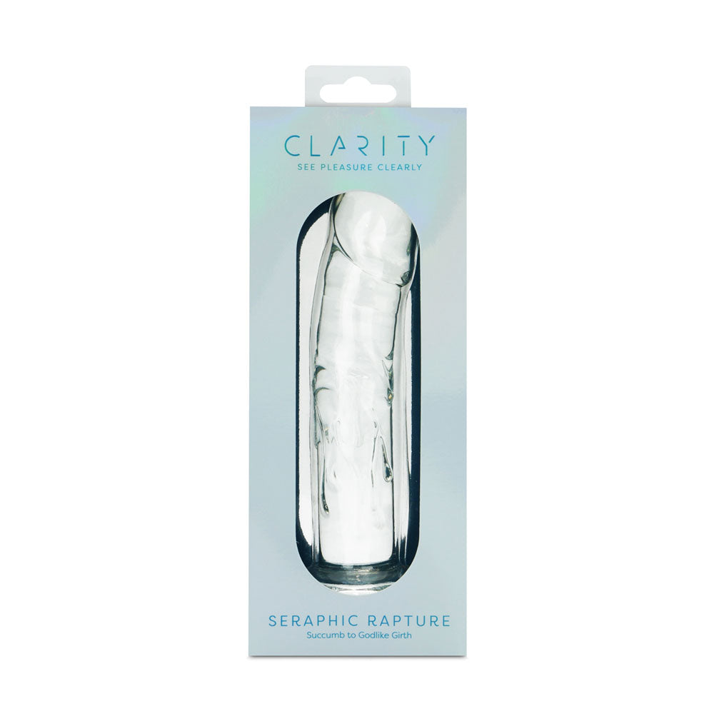 Clarity Seraphic Rapture Glass Dildo 17.8cm