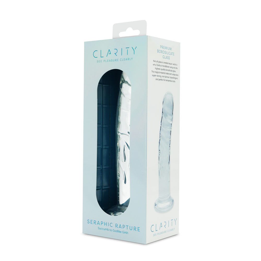 Clarity Seraphic Rapture Glass Dildo 17.8cm