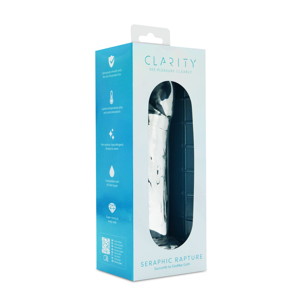 Clarity Seraphic Rapture Glass Dildo 17.8cm