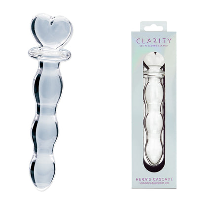 Clarity Hera's Cascade Glass Dildo 15cm