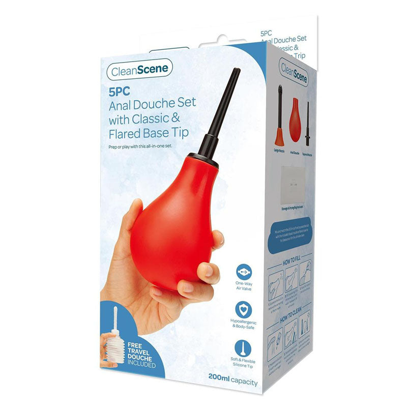 CleanScene 5 Piece Anal Douche Set product image