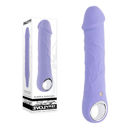 Evolved Purple Fantasy Vibrator 18.4cm
