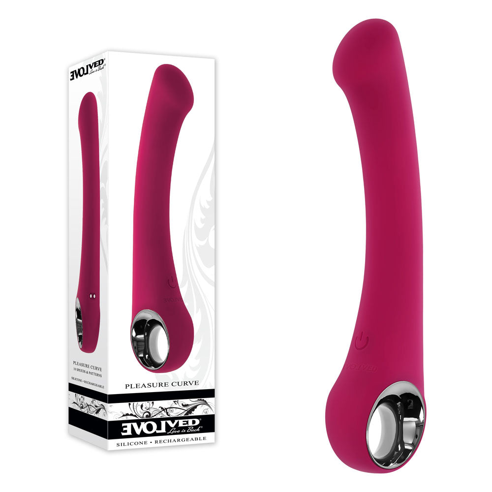 Evolved Pleasure Curve Vibrator 19.7cm